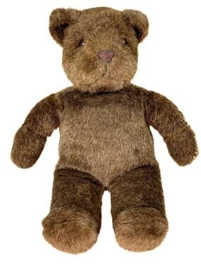 Vintage Brown Teddy Bear Manhattan Toy Co Plush Stuffed Animal 1985 Soft Korea